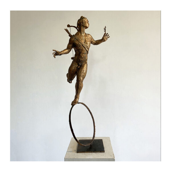 1.1_Apollo sculpture Vittorio Iavazzo art scultura circle copper bronze (6)