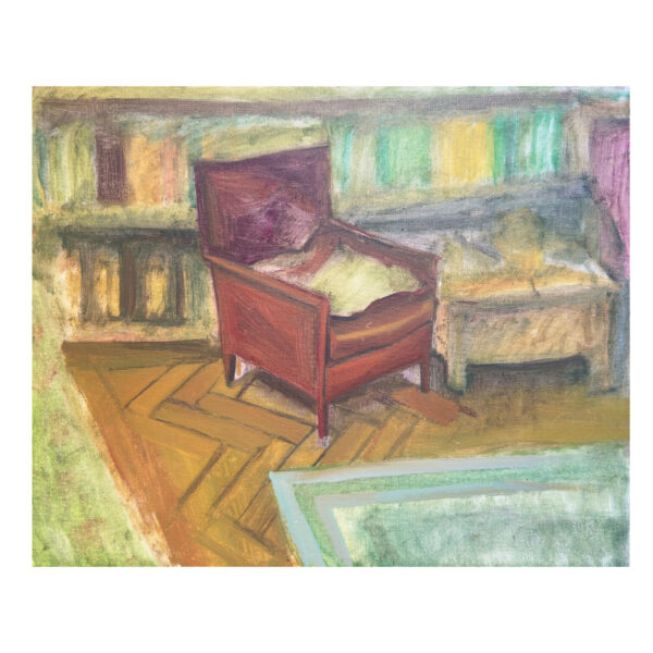 1.1_VBC_Olmo Gasperini_Interno, 2025, Olio su tela, cm 40x50