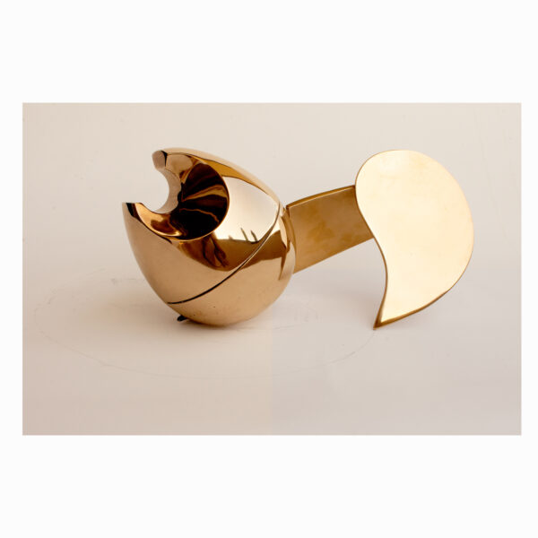 1.1_VBC_Bato_2025 Bato, LEONE FURIOSO, bronzo lucidato a specchio, cm 26.x10x14