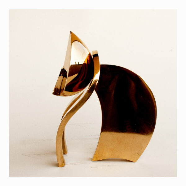1.1_VBC_Bato_2025 MANDRILLO, bronzo lucidato a specchio cm 16x12,5x9