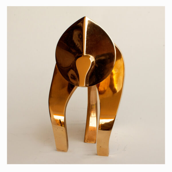1.1_VBC_Bato_2025 MANDRILLO, bronzo lucidato a specchio cm 16x12,5x9 bis