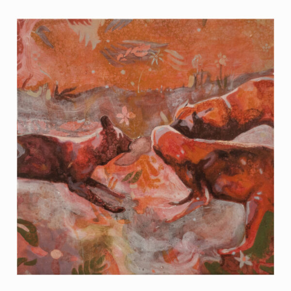 1.1_VBC_Giuseppe Gallace_2024_Il boccone_Tecnica mista su tela_30x30cm