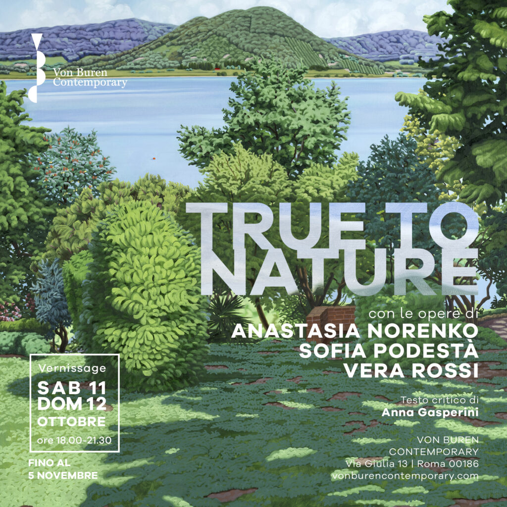true to nature, contemporary art rome