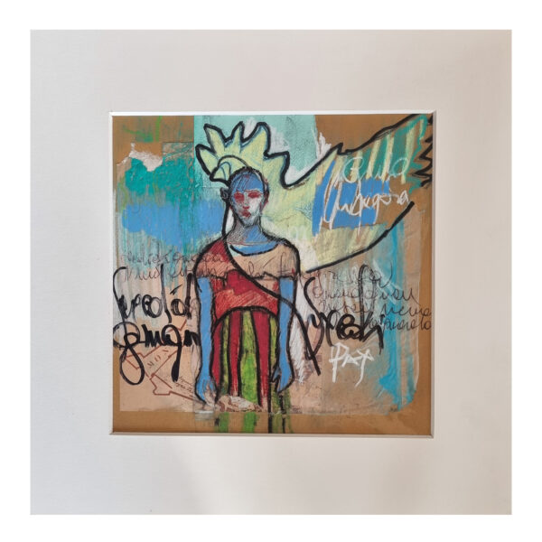 1.1_Serie circus V, 30x30pastellosucart,a