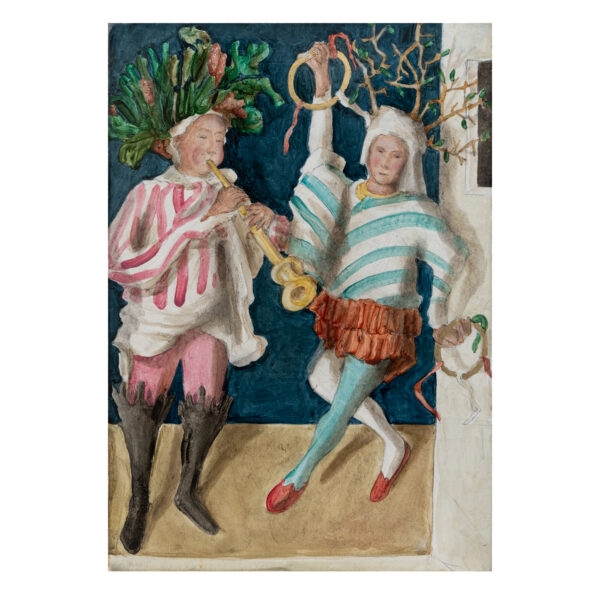 1.1_VBC_Giulio Rigoni_Ballate VI_31x20cm_Olio e foglia d'oro su tavola