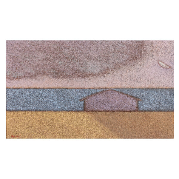 1.1_VBC_Guido Morelli_2025_Casa al mare_olio su tela_30 x 50 cm