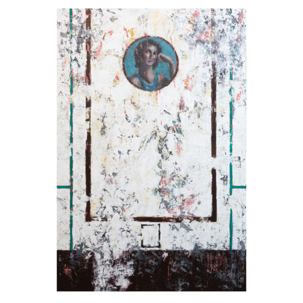 1.1_VBC_Alessio Deli_2025_Dalla stanza di Amaryllis_121x81cm_Tecnica mista su tavola