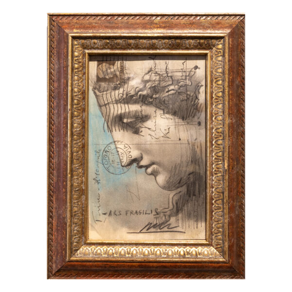 1.1_VBC_Alessio Deli_2025_Postcards from the past III_tecnica mista su cartoline d'epoca_21x15cm21x15cm