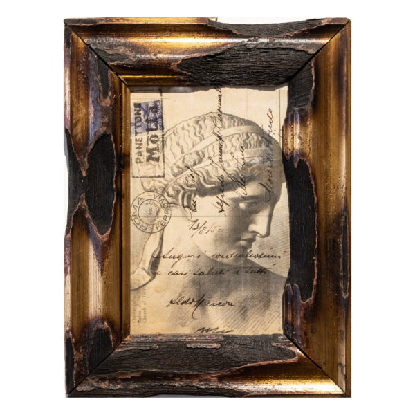 1.1_VBC_Alessio Deli_2025_Postcards from the past IV_tecnica mista su cartoline d'epoca_22x17cm